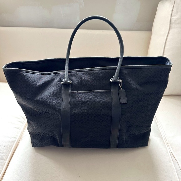 VINTAGE Coach Weekender Bag - Picture 1 of 10